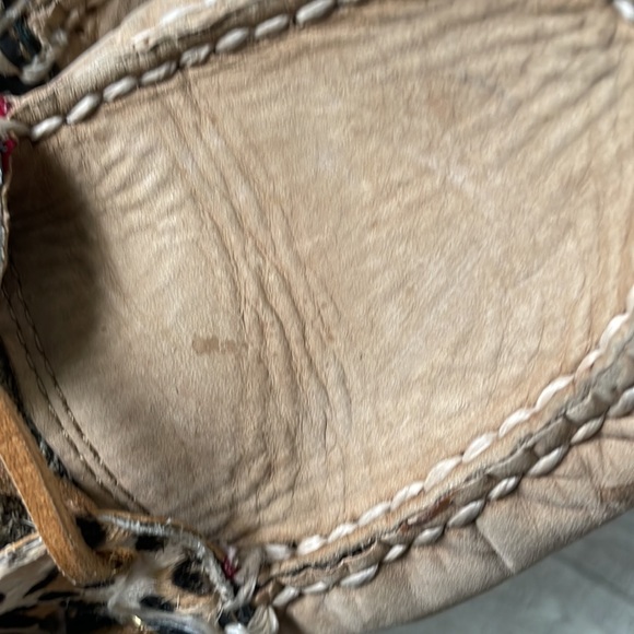 Sperry Topsider Hikerfish Linen Leopard Boots GUC - Picture 8 of 16